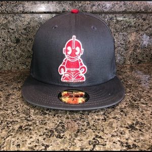 Kid Robot - New Era - Flat Brim Hat - 7 3/8